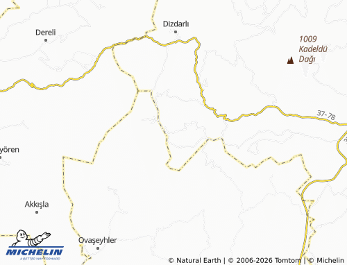 MICHELIN Üyükören map - ViaMichelin