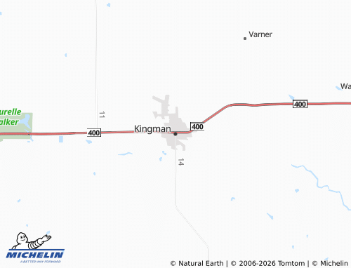 Mappa MICHELIN Kingman - ViaMichelin