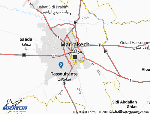 MICHELIN Marrakesh map - ViaMichelin