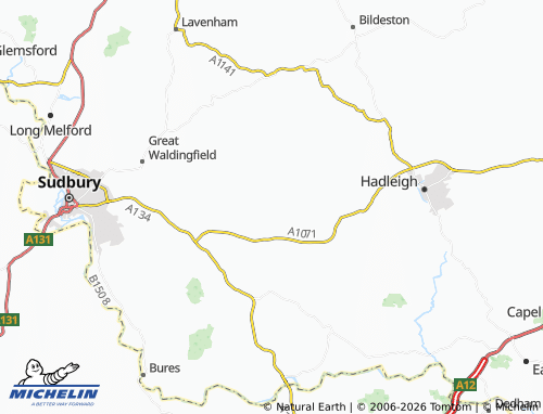 Carte MICHELIN Groton - ViaMichelin
