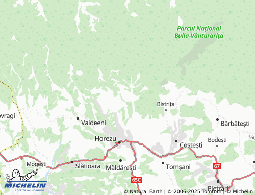 MICHELIN Romanii De Sus map - ViaMichelin