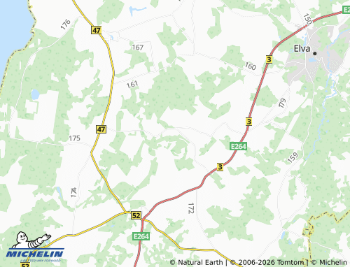 MICHELIN Teedla map - ViaMichelin