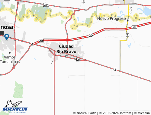 Mapa MICHELIN Luis Echeverría - ViaMichelin