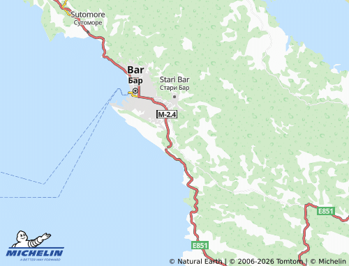 Mappa MICHELIN Zaljevo - ViaMichelin