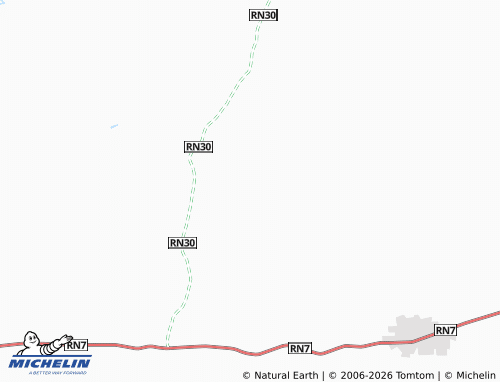 MICHELIN Diobo map - ViaMichelin