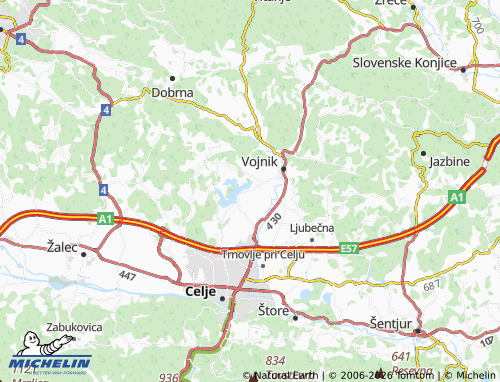 Carte MICHELIN Lešje - ViaMichelin