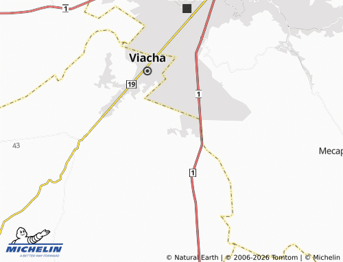 MICHELIN-Landkarte Checa Chata - ViaMichelin