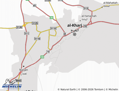 Carte MICHELIN al-Khalidiyyah - ViaMichelin