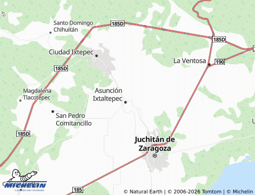 MICHELIN Segunda Sección map - ViaMichelin