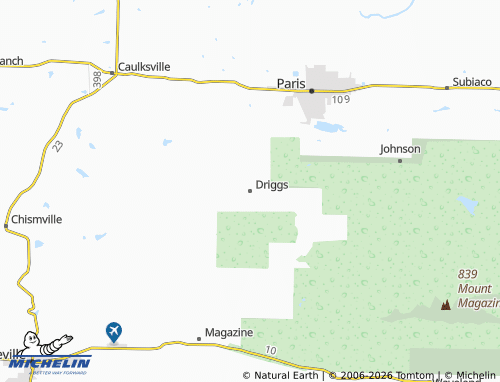 Carte MICHELIN Driggs - ViaMichelin