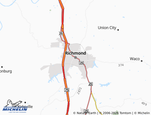 Mappa MICHELIN Richmond - ViaMichelin