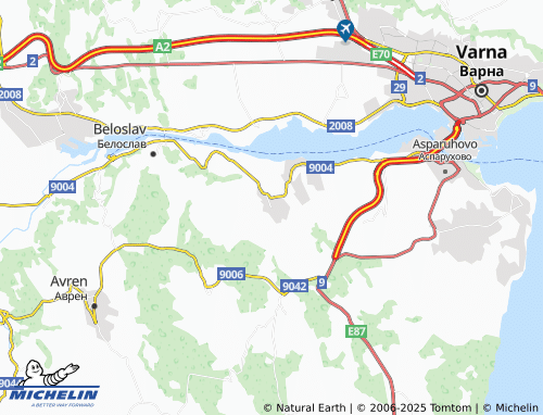 MICHELIN Konstantinovo map - ViaMichelin