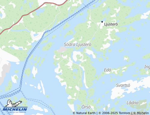 MICHELIN Västernäs map - ViaMichelin