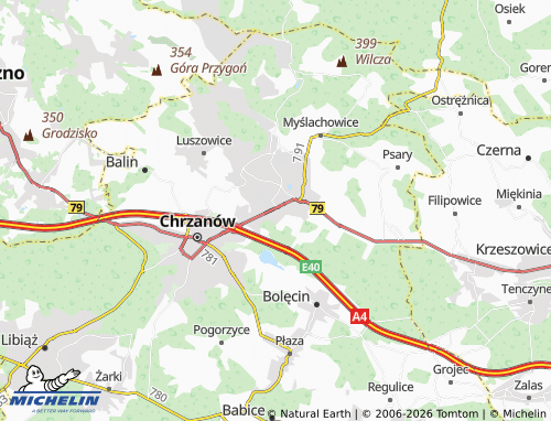 Carte MICHELIN Trzebinia - ViaMichelin