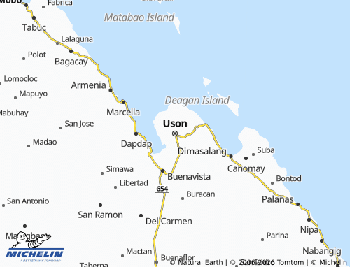 Mappa MICHELIN Uson - ViaMichelin