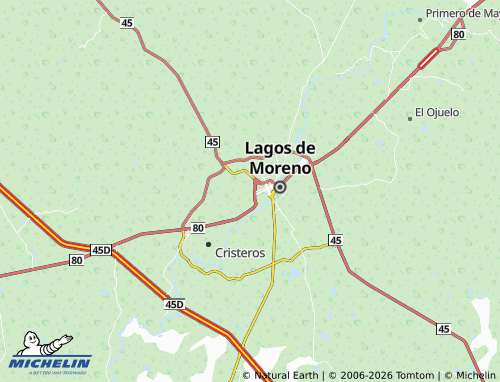 Carte MICHELIN Lomas del Valle - ViaMichelin
