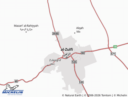Carte MICHELIN al-Yamamah - ViaMichelin