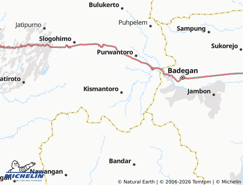 Carte MICHELIN Kismantoro - ViaMichelin