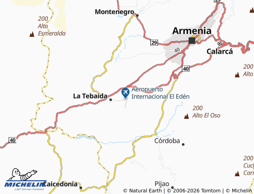 Carte MICHELIN El Edén - ViaMichelin