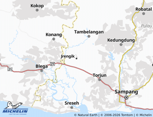 Mapa MICHELIN Jrengik - ViaMichelin