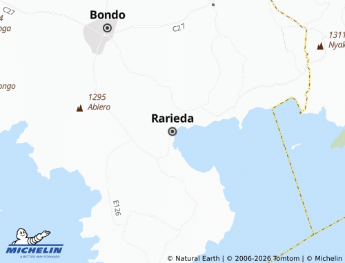 MICHELIN Rarieda map - ViaMichelin