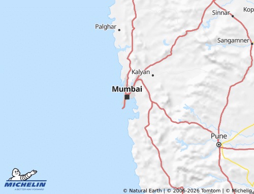 Kaart MICHELIN Maharashtra - ViaMichelin