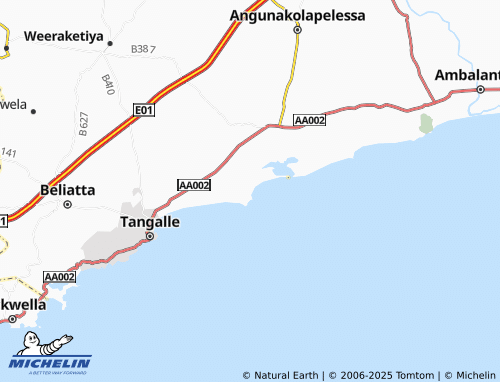 MICHELIN Rekawa East map - ViaMichelin