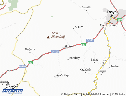 MICHELIN Akbük map - ViaMichelin