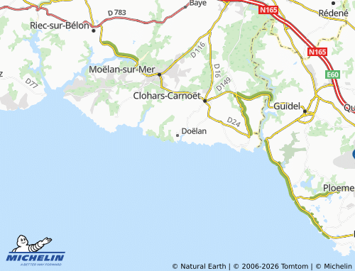 Mappa MICHELIN Doëlan - ViaMichelin
