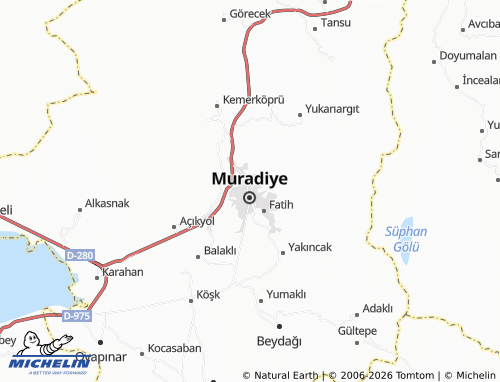 Mappa MICHELIN Kandahar - ViaMichelin