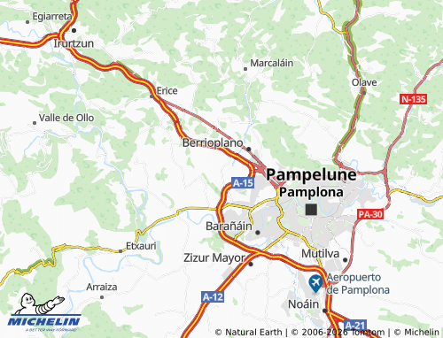 MICHELIN Loza map - ViaMichelin