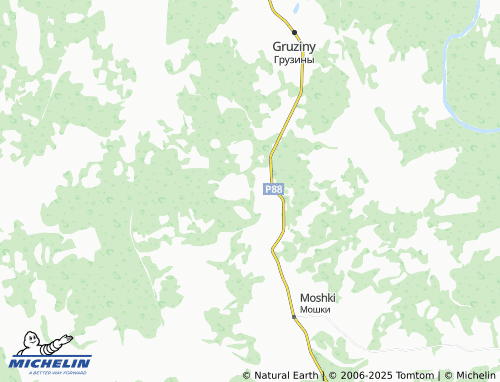 MICHELIN Zakhozh'ye map - ViaMichelin