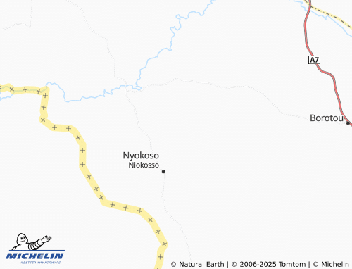 MICHELIN Karamotiédougou map - ViaMichelin