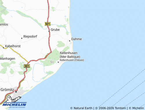 Mappa MICHELIN Dahmeshöved - ViaMichelin
