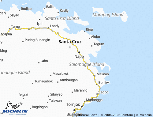 MICHELIN Pulong-Parang map - ViaMichelin