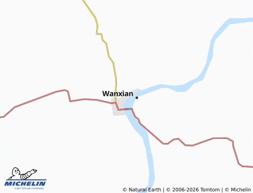 Mappa MICHELIN Wan Xian - ViaMichelin