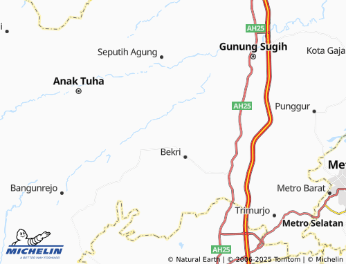 MICHELIN Sinar Banten map - ViaMichelin