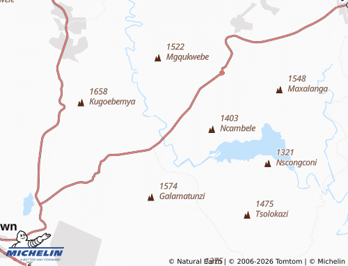 MICHELIN-Landkarte Matyhantya A - ViaMichelin
