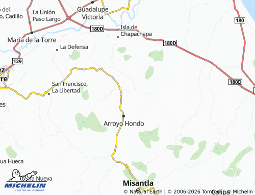 Mapa MICHELIN La Soledad - ViaMichelin