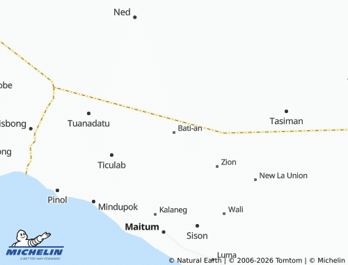 MICHELIN Bati-an map - ViaMichelin