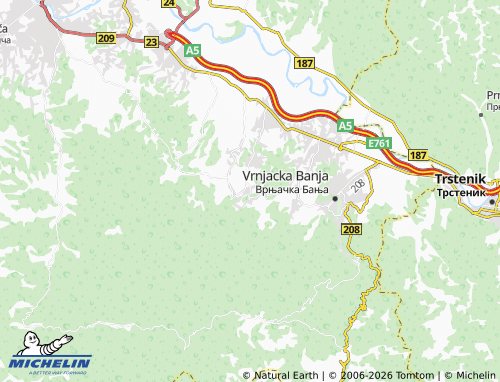 Carte MICHELIN Gračac - ViaMichelin