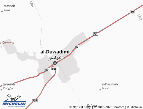 MICHELIN-Landkarte al-Nahdah - ViaMichelin