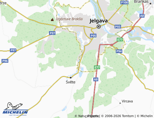 Mapa MICHELIN Atpūta - ViaMichelin