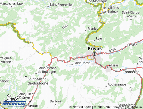 Mappa MICHELIN Flachères - ViaMichelin