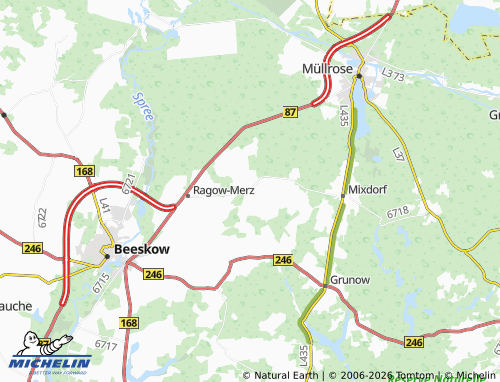Carte MICHELIN Merz - ViaMichelin