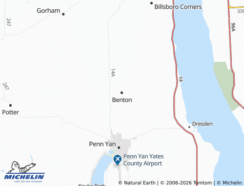 Mappa MICHELIN Benton - ViaMichelin