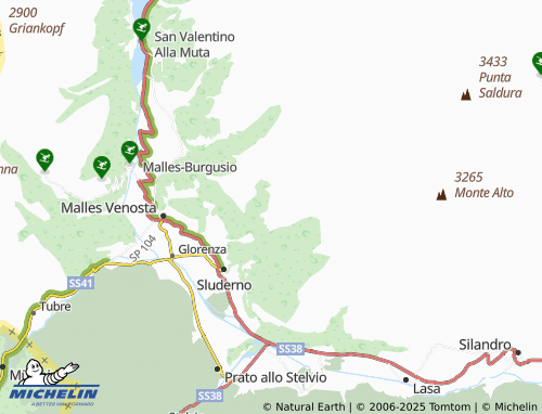 MICHELIN Mazia map - ViaMichelin