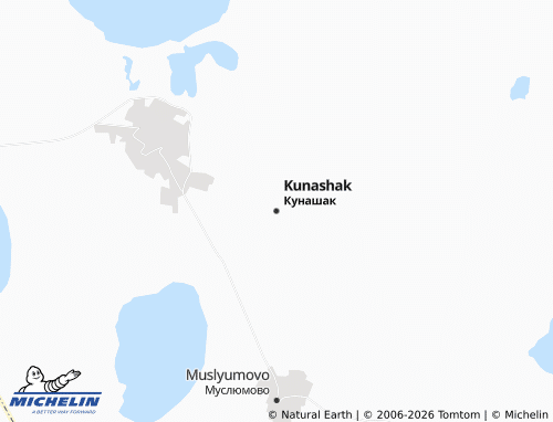 MICHELIN-Landkarte Kunashak - ViaMichelin