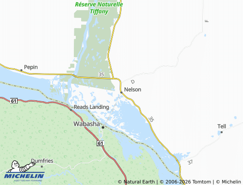Mappa MICHELIN Nelson - ViaMichelin