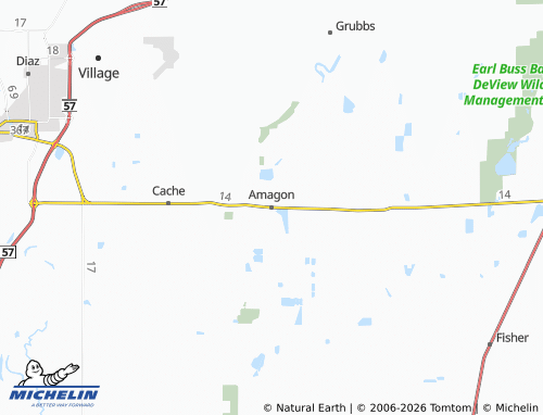 Mappa MICHELIN Amagon - ViaMichelin
